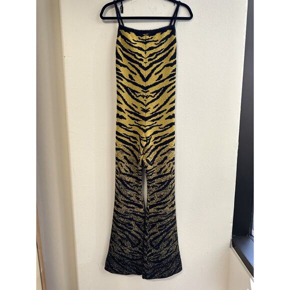 FW23 tiger stripe glitter body suit